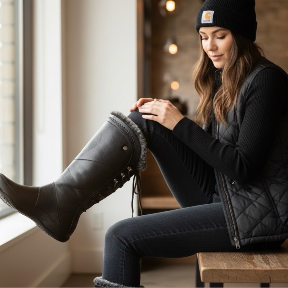 The North Face Janey II Luxe Women’s Waterproof Winter Boots Black US 7